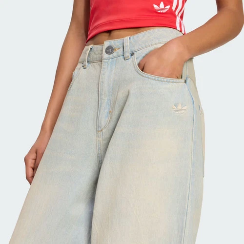 JEANS MUJER ADIDAS VINTAGE PIERNA ANCHA-