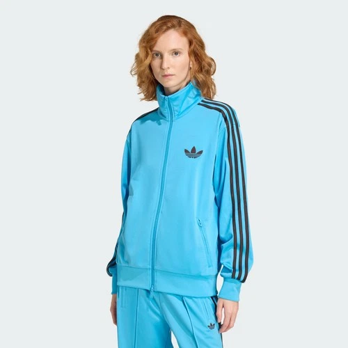 Camiseta deportiva suelta Adidas Firebird para mujer-