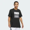 Camiseta gráfica Adidas Hoop Sanctuary para hombre-