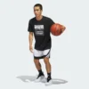 Camiseta gráfica Adidas Hoop Sanctuary para hombre-