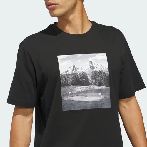 Camiseta gráfica Adidas Hoop Sanctuary para hombre-