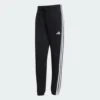 Pantalones con puños de felpa francesa Adidas Essentials de 3 bandas para mujer-