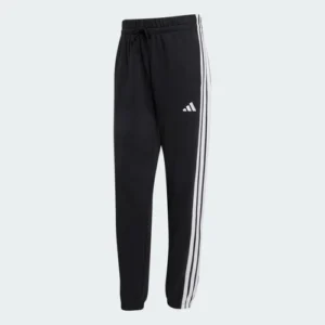 Pantalones con puños de felpa francesa Adidas Essentials de 3 bandas para mujer-