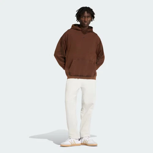 Sudadera con capucha retro lavada Adidas para hombre Premium Essentials-