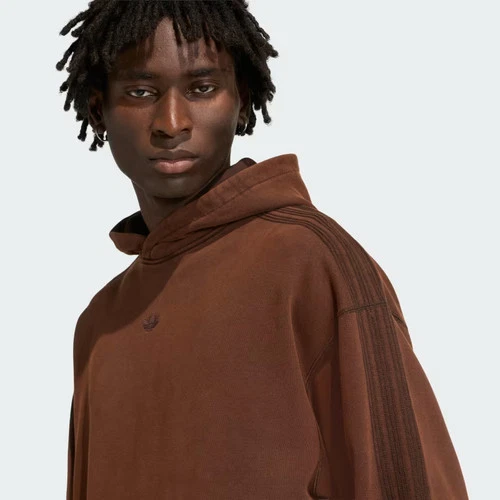Sudadera con capucha retro lavada Adidas para hombre Premium Essentials-