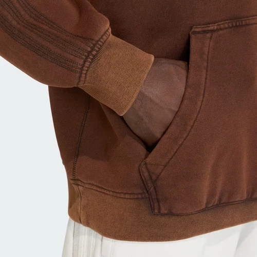 Sudadera con capucha retro lavada Adidas para hombre Premium Essentials-