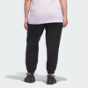 Pantalones con puños de felpa francesa con logotipo pequeño incluido Adidas Essentials para mujer-