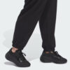 Pantalones con puños de felpa francesa con logotipo pequeño incluido Adidas Essentials para mujer-