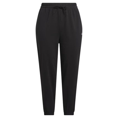 Pantalones con puños de felpa francesa con logotipo pequeño incluido Adidas Essentials para mujer-