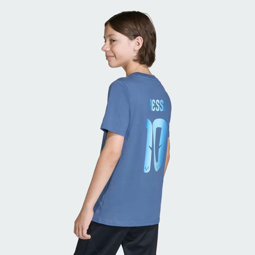 CAMISETA ADIDAS NIÑOS MESSI NOMBRE Y NÚMERO GRÁFICO-