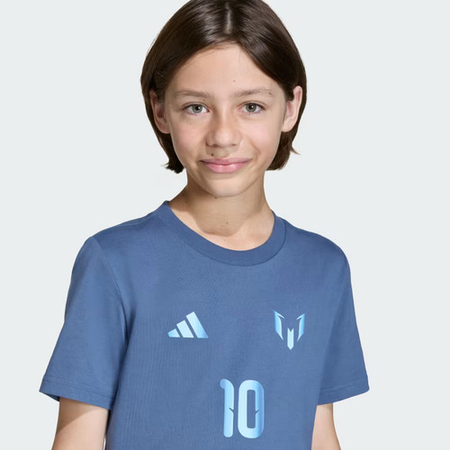 CAMISETA ADIDAS NIÑOS MESSI NOMBRE Y NÚMERO GRÁFICO-