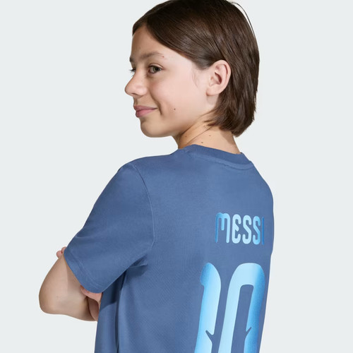 CAMISETA ADIDAS NIÑOS MESSI NOMBRE Y NÚMERO GRÁFICO-