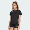 Camiseta deportiva de voleibol de manga corta Adidas para mujer HILO-
