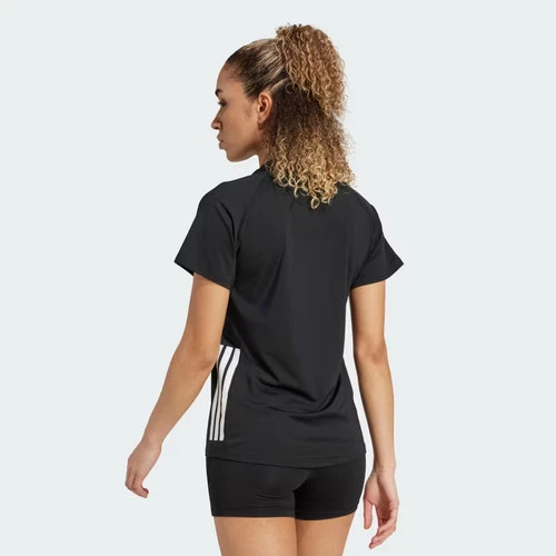 Camiseta deportiva de voleibol de manga corta Adidas para mujer HILO-