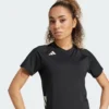 Camiseta deportiva de voleibol de manga corta Adidas para mujer HILO-
