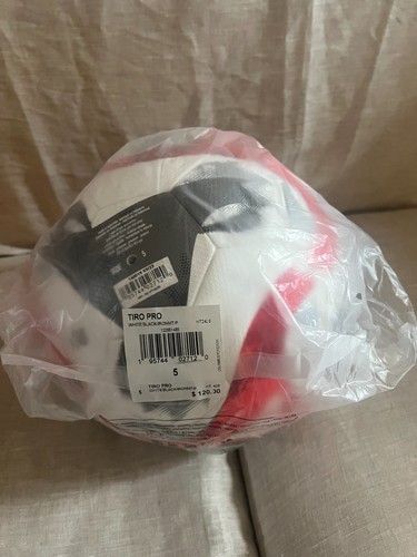 Adidas Official Tiro Pro Match Soccer Ball Size 5 - HT2428 - Black/red