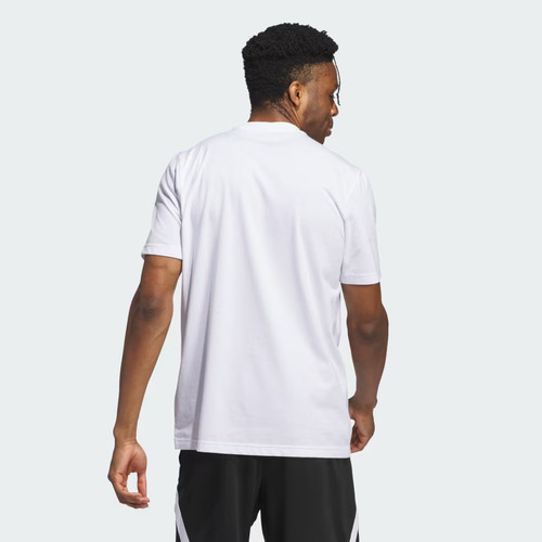 Camiseta gráfica de rendimiento con logotipo de aros de todo el mundo de Adidas para hombre-