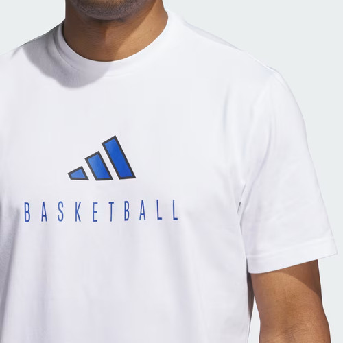 Camiseta gráfica de rendimiento con logotipo de aros de todo el mundo de Adidas para hombre-