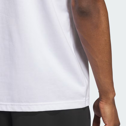 Camiseta gráfica de rendimiento con logotipo de aros de todo el mundo de Adidas para hombre-