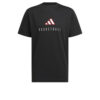 Camiseta gráfica de rendimiento con logotipo de aros de todo el mundo de Adidas para hombre-