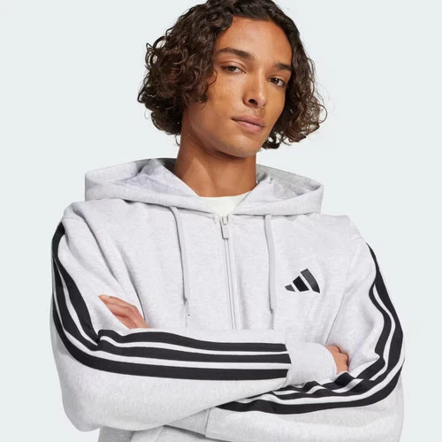 Sudadera con capucha polar  Essentials 3 bandas para hombre-