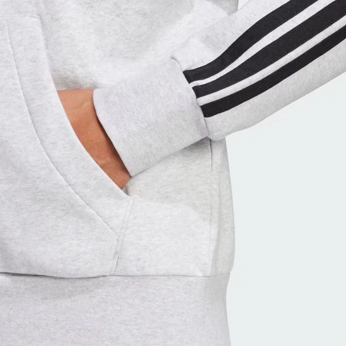Sudadera con capucha polar  Essentials 3 bandas para hombre-