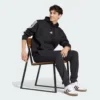 Sudadera con capucha polar Adidas Essentials 3 bandas para hombre-