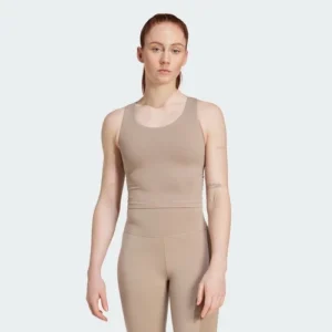 Camiseta sin mangas Adidas All Me Medium Support Bra para mujer-
