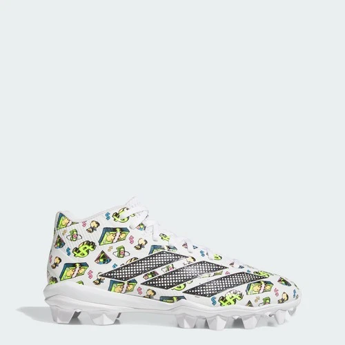 Botines de fútbol de goma moldeada Adidas para hombre Adizero Impact.2 II para niños-