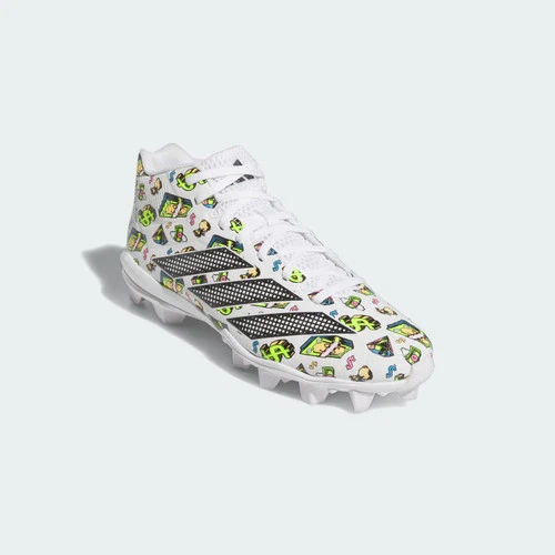 Botines de fútbol de goma moldeada Adidas para hombre Adizero Impact.2 II para niños-