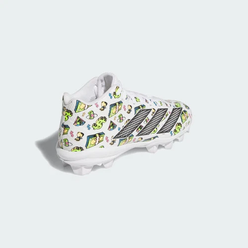 Botines de fútbol de goma moldeada Adidas para hombre Adizero Impact.2 II para niños-
