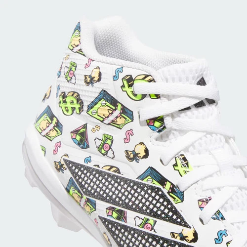 Botines de fútbol de goma moldeada Adidas para hombre Adizero Impact.2 II para niños-