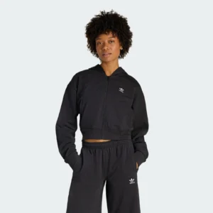 adidas mujer ESSENTIALS FRENCH TERRY CROPPED ZIP HOODIE