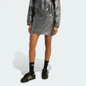 adidas women 3 STRIPES SKIRT DENIM