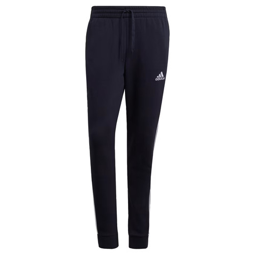 adidas men Essentials French Terry Tapered-Cuff 3-Stripes Pants - Imagen 2