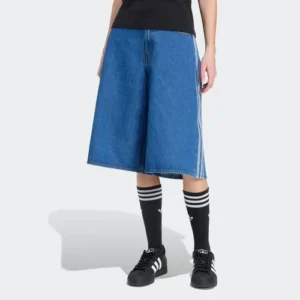 adidas women FIREBIRD JORTS DENIM