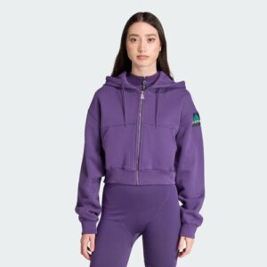 adidas women Adidas Equipment Cropped Hoodie