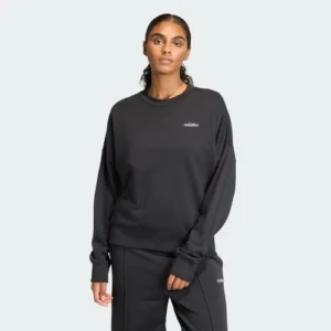 adidas women Seasonal Essentials Colorpop Sweatshirt with Embroidered Graphic