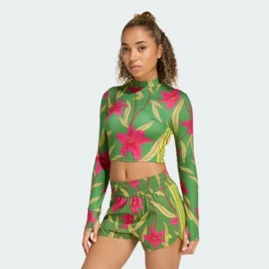 adidas women ADIDAS x FARM RIO TRAINING LONG SLEEVE T-Shirt