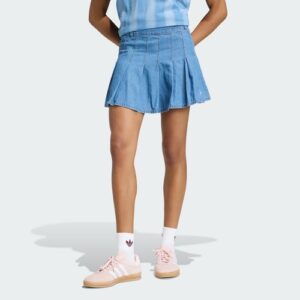 adidas mujer FALDA PLISADA DENIM